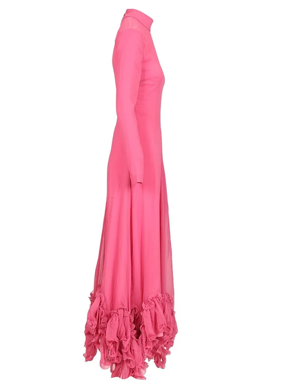 Rotate Pink Midi Dress - Image 3