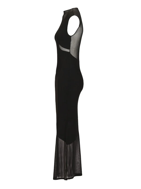 Rotate White Midi Dress - Image 3