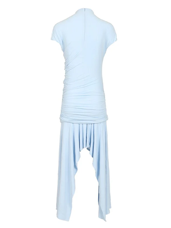 Asymmetric Midi Dress - Image 2