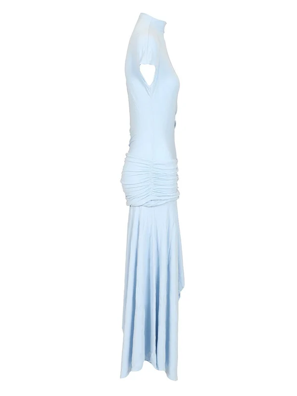 Asymmetric Midi Dress - Image 3