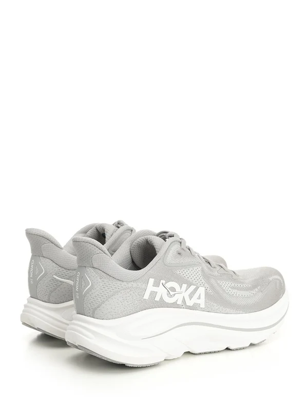 Hoka One One Grey Low Top Sneakers - Image 3