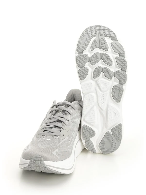 Hoka One One Grey Low Top Sneakers - Image 5