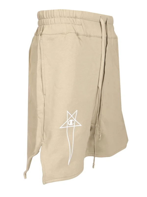 Rick Owens Beige Shorts - Image 3