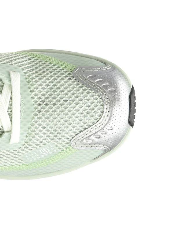 Mm6 Maison Margiela Green Low Top Sneakers - Image 4