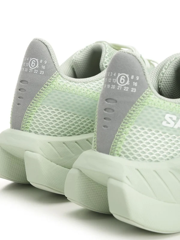 Mm6 Maison Margiela Green Low Top Sneakers - Image 6