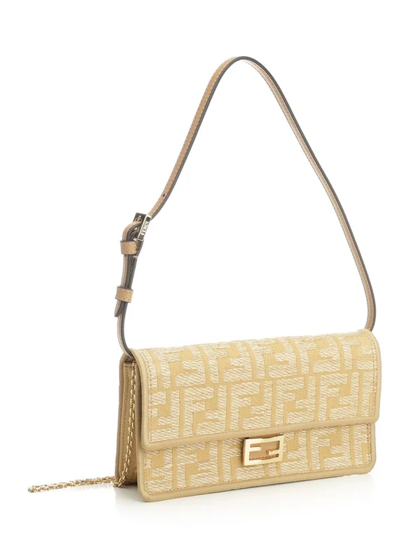 Fendi Baguette Woc Beige Crossbody & Shoulder Bags - Image 2