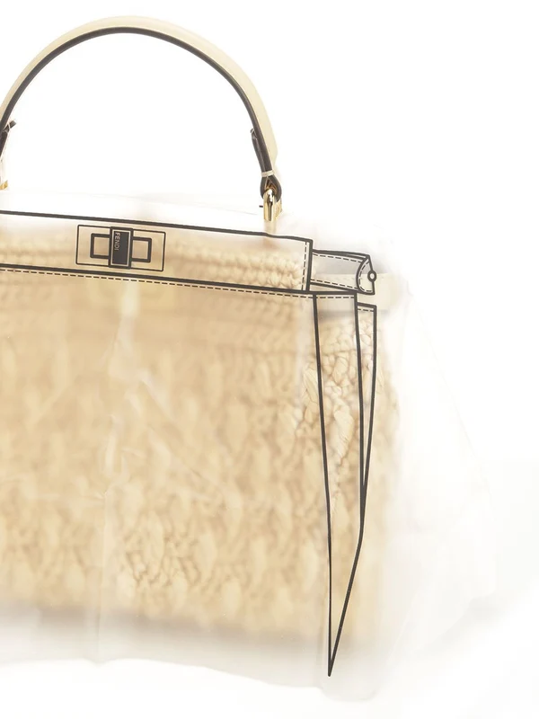 Fendi Beige Tote Bags - Image 6