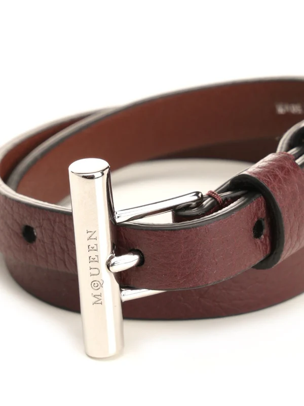 Alexander Mcqueen Brown Leather Belts - Image 2
