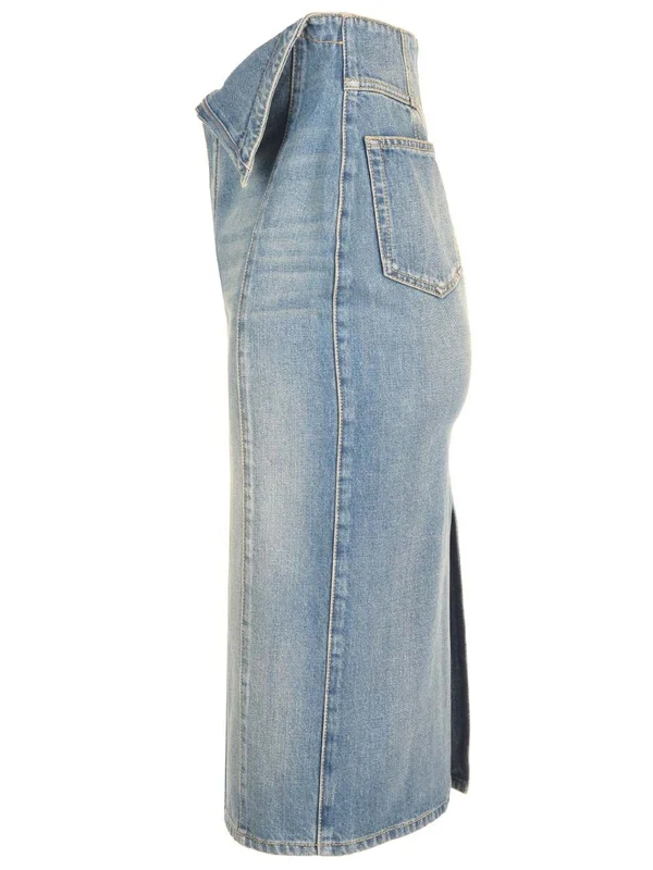 Alexander Mcqueen Blue Skirts - Image 3