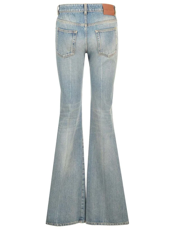 Alexander Mcqueen Blue Denim Pants - Image 2