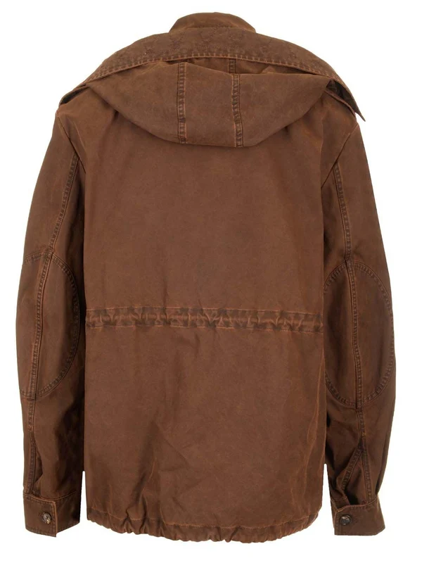 Alexander Mcqueen Brown Parka - Image 2