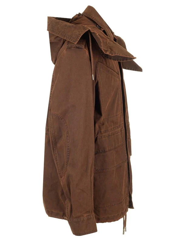 Alexander Mcqueen Brown Parka - Image 3