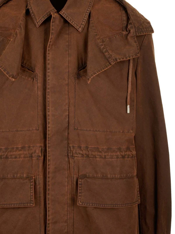 Alexander Mcqueen Brown Parka - Image 4
