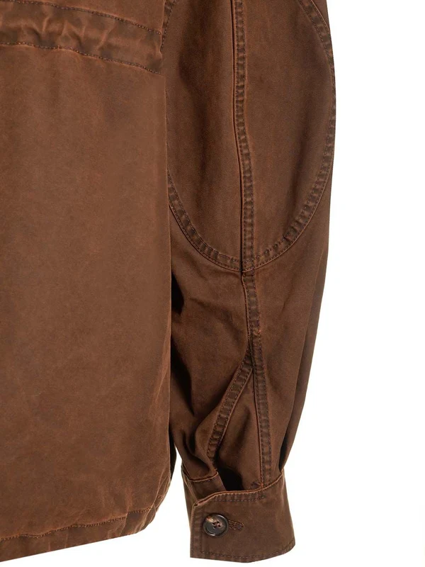 Alexander Mcqueen Brown Parka - Image 6