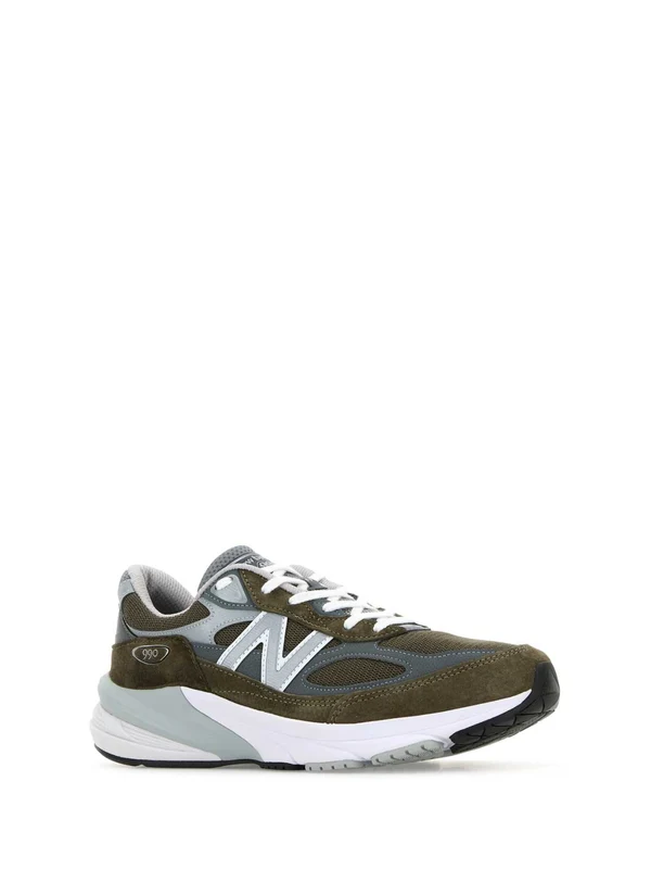 New Balance Khaki Low Top Sneakers - Image 2