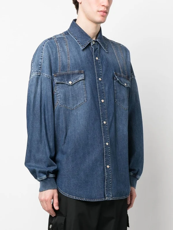 Alexander Mcqueen Blue Shirts - Image 2
