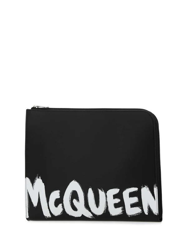 Alexander Mcqueen Black Clutch Bags - Image 2