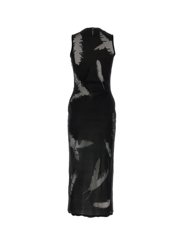Alexander Mcqueen Black Midi Dress - Image 2