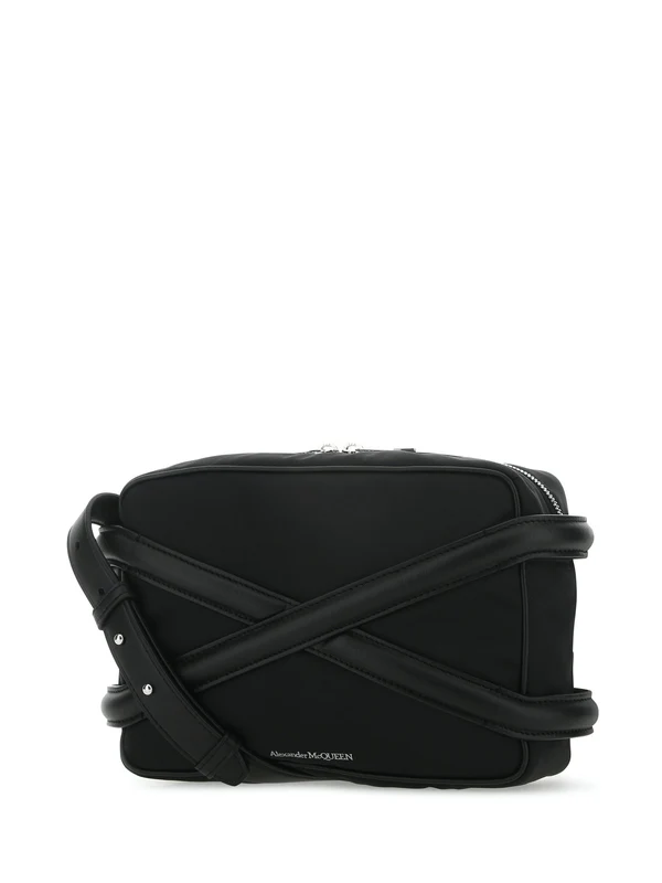 Alexander Mcqueen Black Cross Bags - Image 2