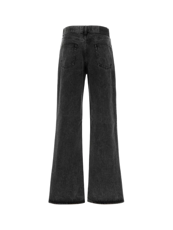 Alexander Mcqueen Grey Denim Pants - Image 2