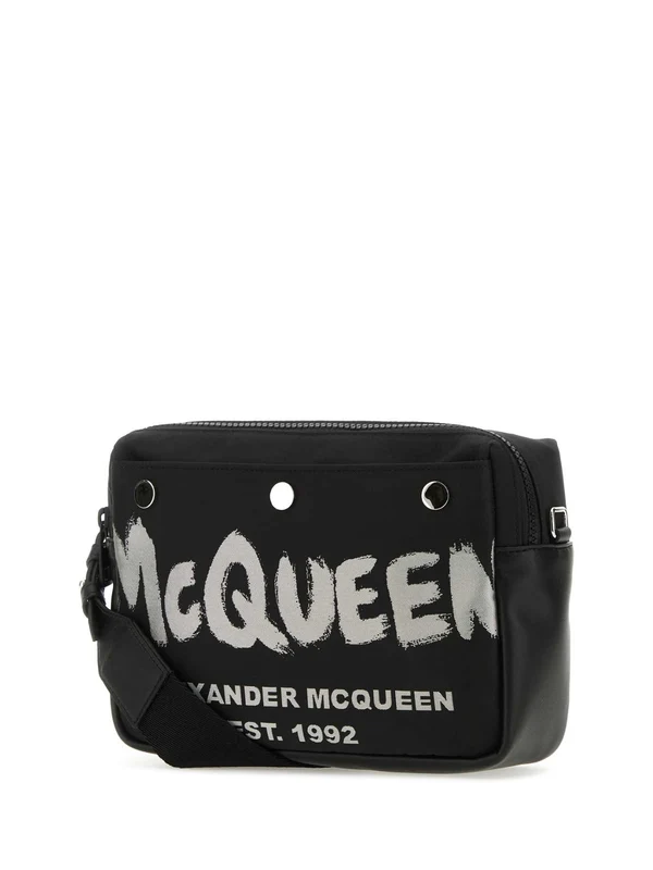Alexander Mcqueen Black Cross Bags - Image 2