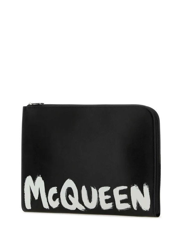 Alexander Mcqueen Black Clutch Bags - Image 2