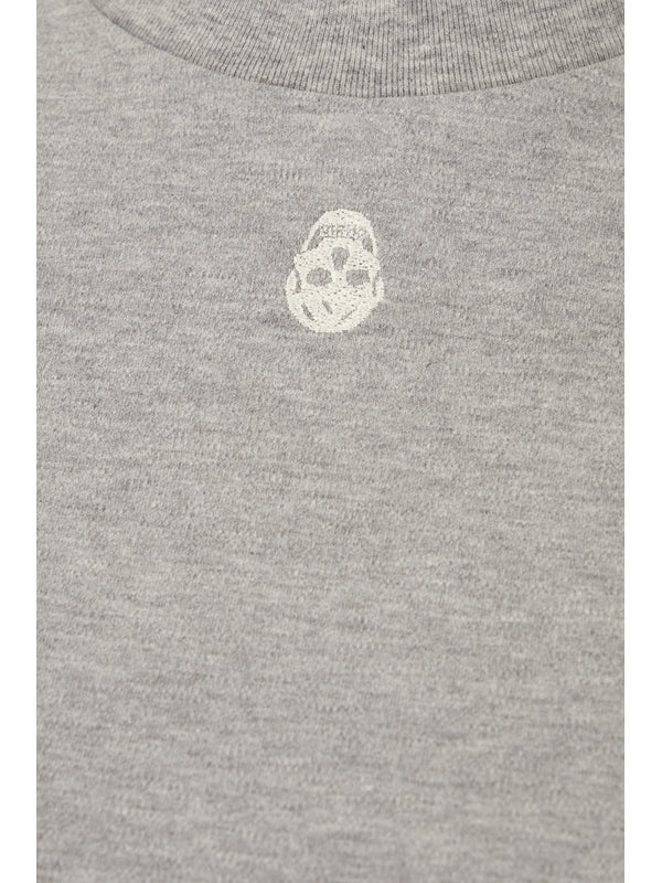 Alexander Mcqueen Gray Short Sleeve T-Shirt - Image 3