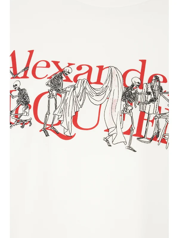 Alexander Mcqueen White Short Sleeve T-Shirt - Image 3