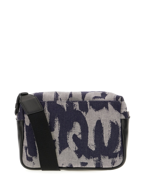 Alexander Mcqueen Navy Cross Bag - Image 3