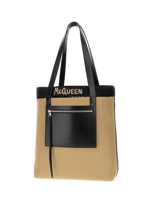 Alexander Mcqueen Brown Tote Bag - Image 2