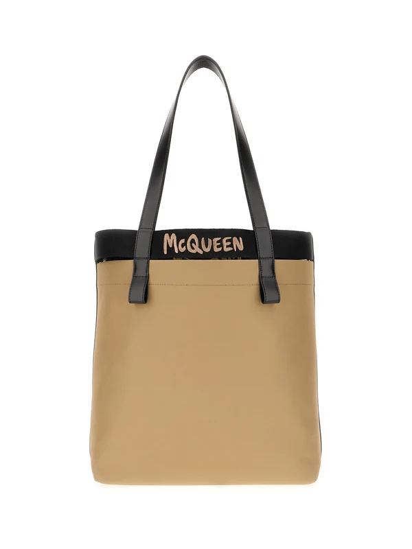 Alexander Mcqueen Brown Tote Bag - Image 3