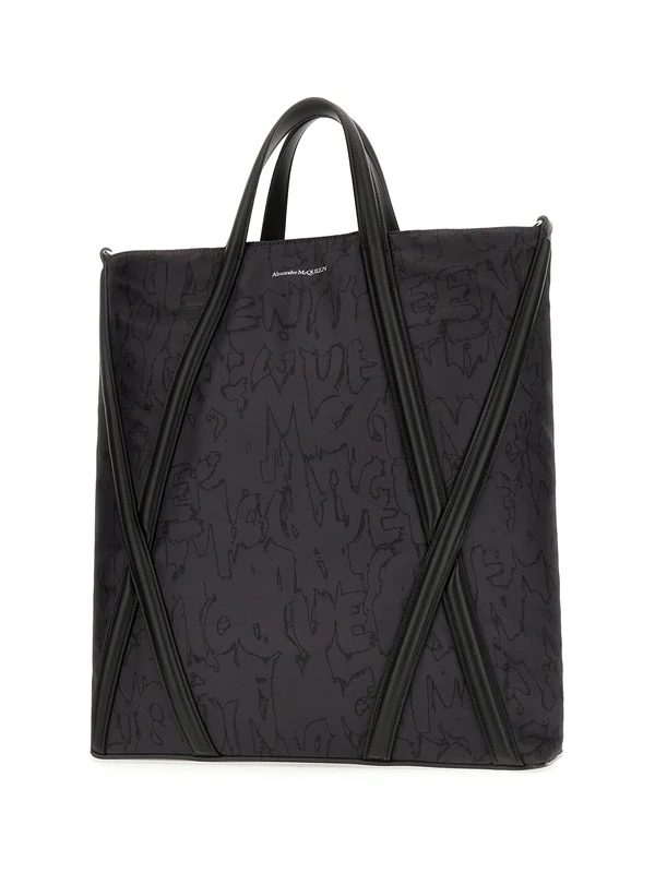 Alexander Mcqueen Black Tote Bag - Image 2