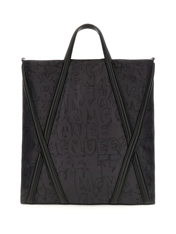 Alexander Mcqueen Black Tote Bag - Image 3