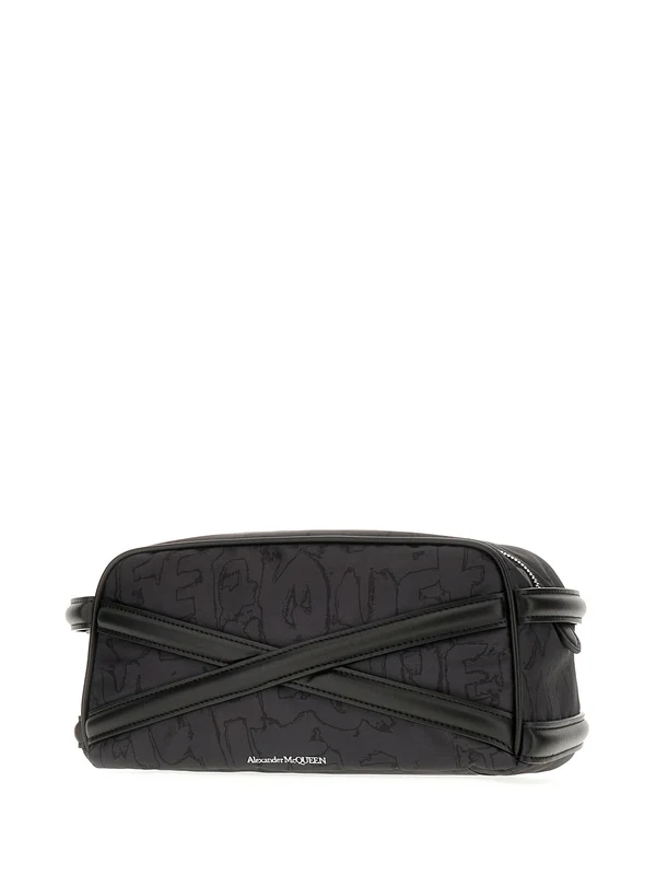 Alexander Mcqueen Black Cross Bag - Image 2