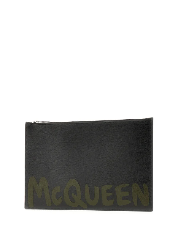 Alexander Mcqueen Black Clutch Bag - Image 2
