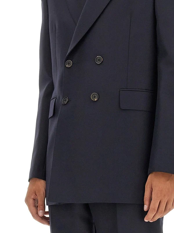 Alexander Mcqueen Navy Tailored Jacket - Image 2