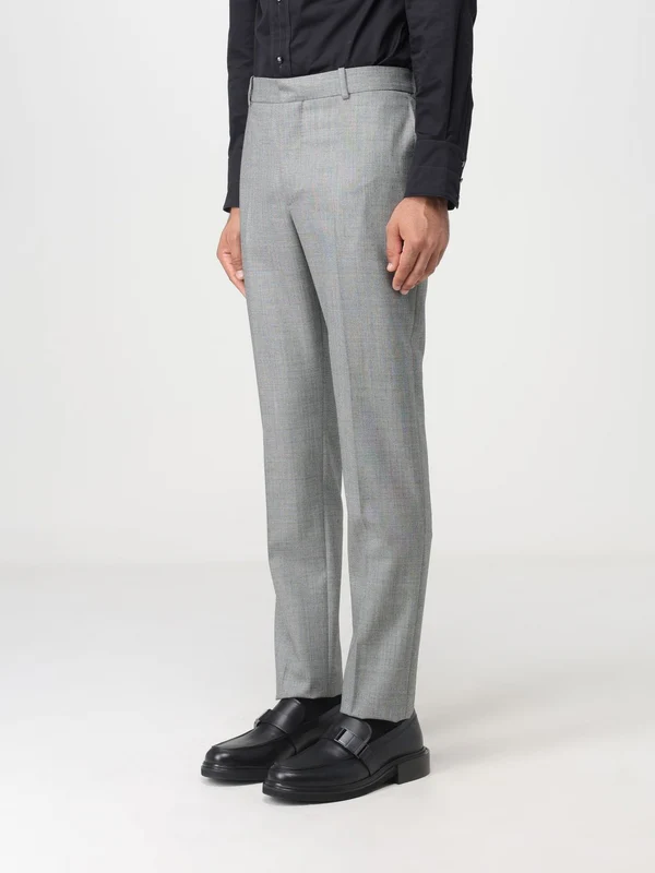 Alexander Mcqueen Gray Tailored Pants - Image 2