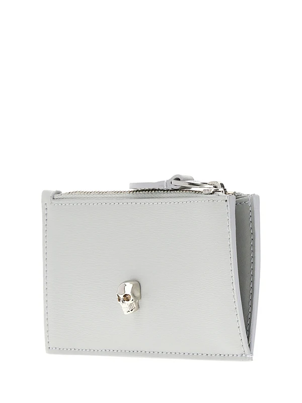 Alexander Mcqueen Gray Card Wallet - Image 2