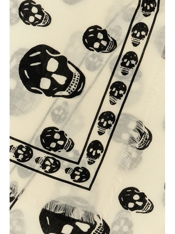 Alexander Mcqueen White Muffler - Image 2