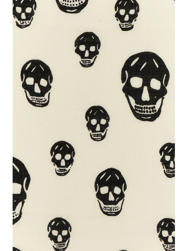 Alexander Mcqueen White Muffler - Image 3