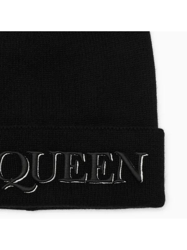 Alexander Mcqueen Black Beanie - Image 2