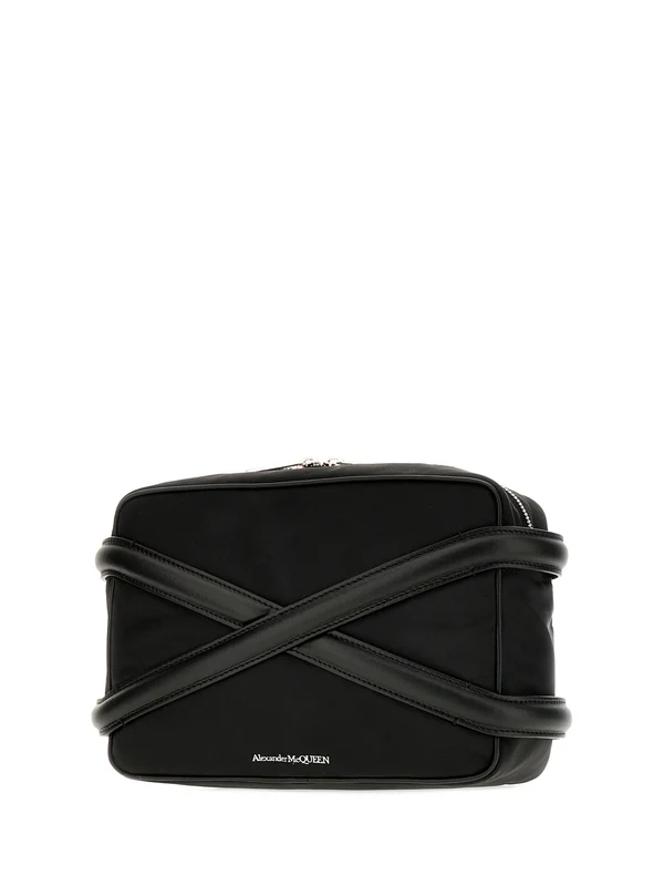 Alexander Mcqueen Black Cross Bag - Image 2