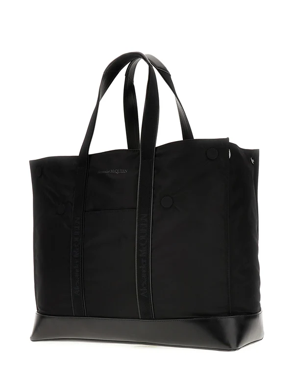 Alexander Mcqueen Black Tote Bag - Image 2