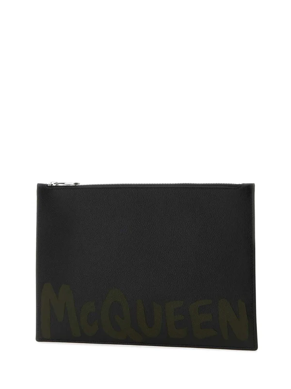 Alexander Mcqueen Black Clutch Bags - Image 2