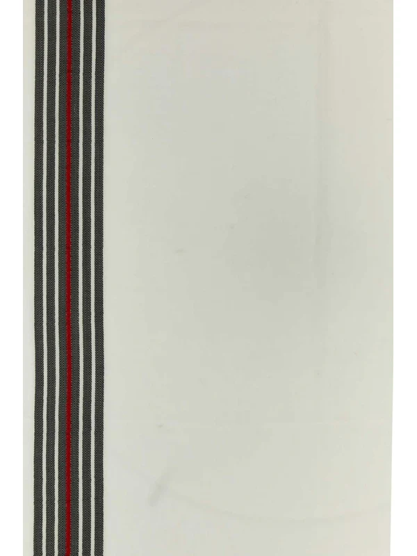 Alexander Mcqueen White Beige Wool Mufflers - Image 3