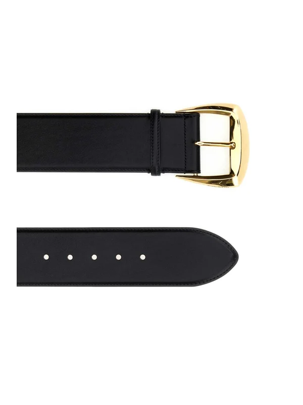 Alexander Mcqueen Black Leather Belts - Image 2