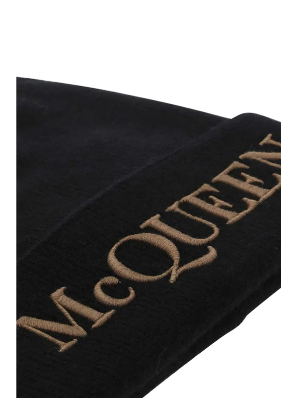 Alexander Mcqueen Black Beanies - Image 3
