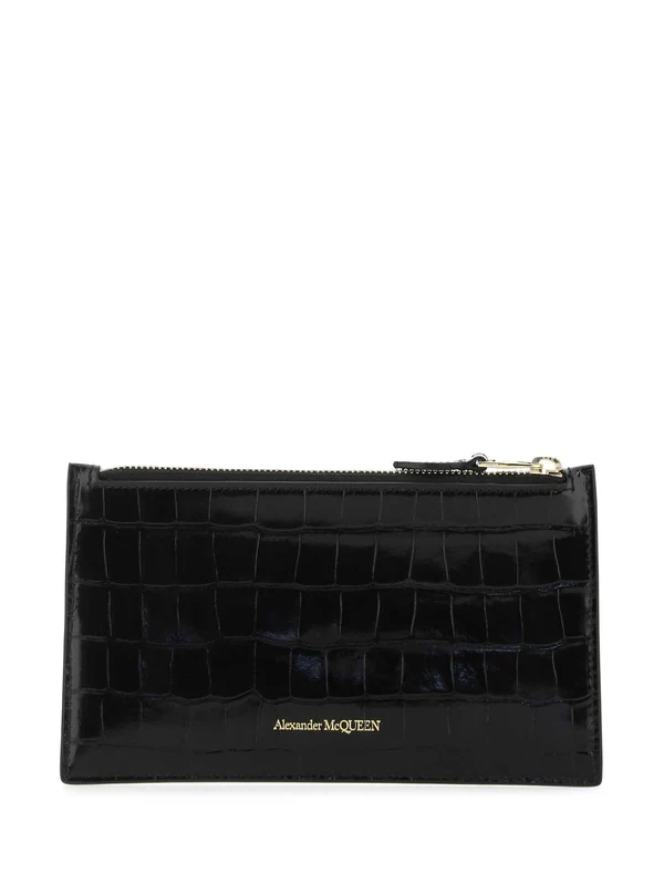 Alexander Mcqueen Black Clutch Bags - Image 3