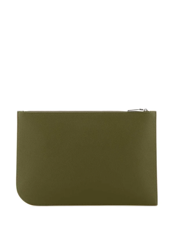 Alexander Mcqueen Khaki Clutch Bags - Image 3