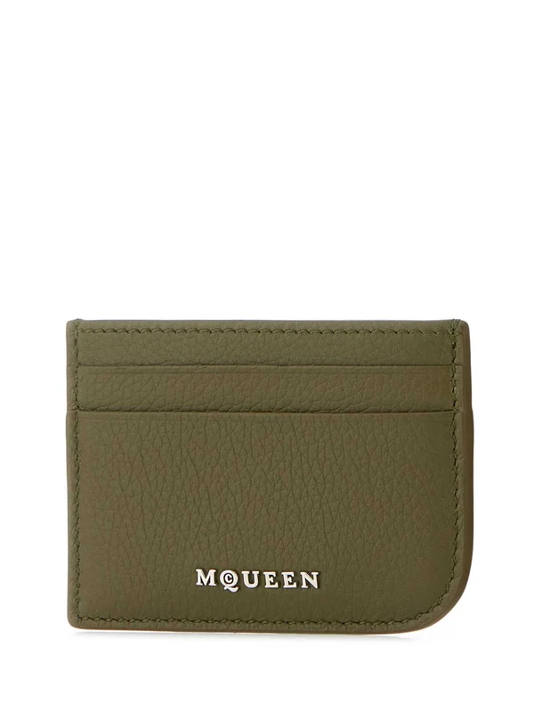 Alexander Mcqueen Khaki Card Holders - Image 2